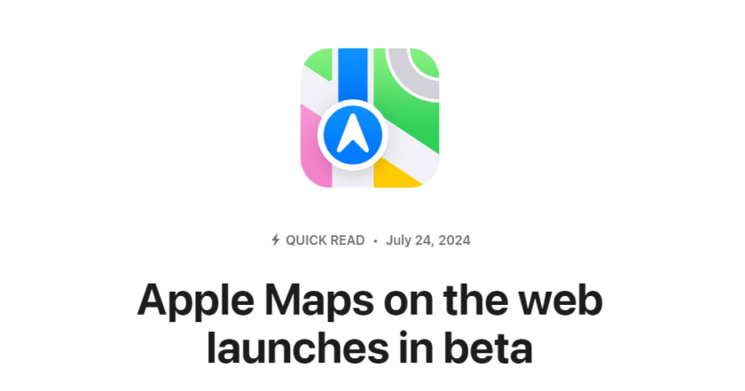 Apple Maps ra mắt phiên bản web beta toàn cầu